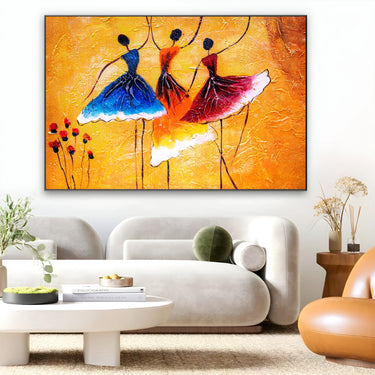 Quadro Stampa su Tela Sinfonia di movimenti - CupidoDesign