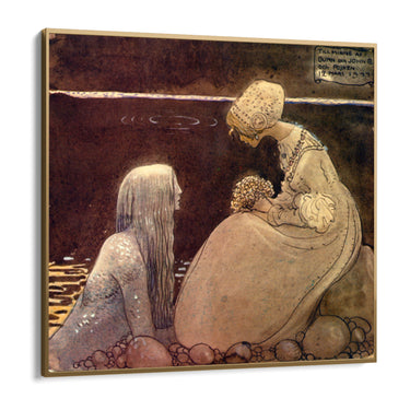 Quadro Stampa su Tela Sjoekungen, John Bauer - CupidoDesign