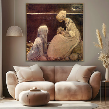 Quadro Stampa su Tela Sjoekungen, John Bauer - CupidoDesign
