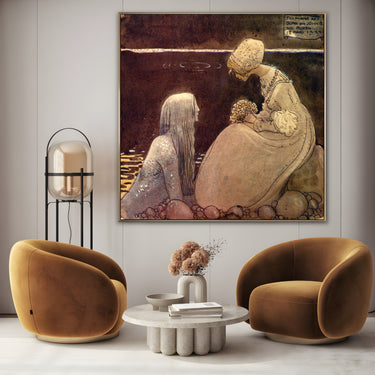 Quadro Stampa su Tela Sjoekungen, John Bauer - CupidoDesign