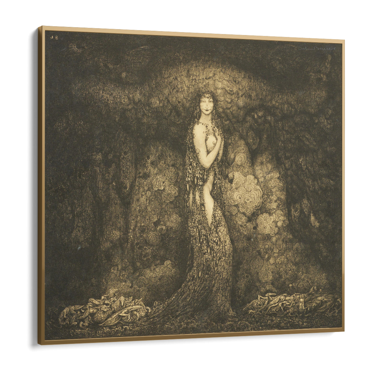 Quadro Stampa su Tela Skogsrået, John Bauer - CupidoDesign