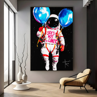 Quadro Stampa su Tela Sky's not the limit - CupidoDesign