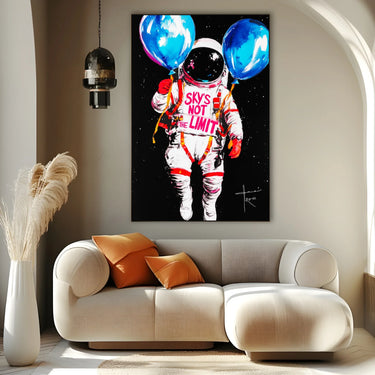 Quadro Stampa su Tela Sky's not the limit - CupidoDesign