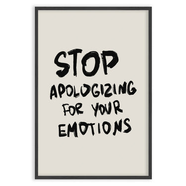 Prestaň sa ospravedlňovať za svoje emócie