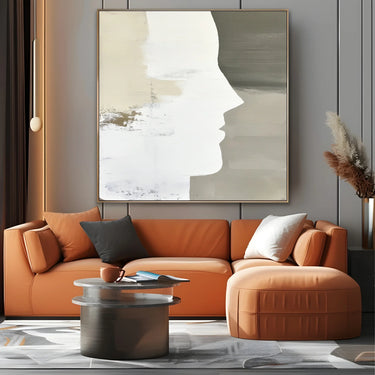 Quadro Stampa su Tela Soffio Astratto - CupidoDesign