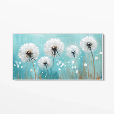 Quadro Stampa su Tela Soffio Azzurro - CupidoDesign