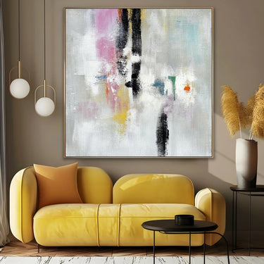 Quadro Stampa su Tela Soffio Rosato - CupidoDesign