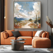Quadro Stampa su Tela Soffio Tra le Nuvole - CupidoDesign