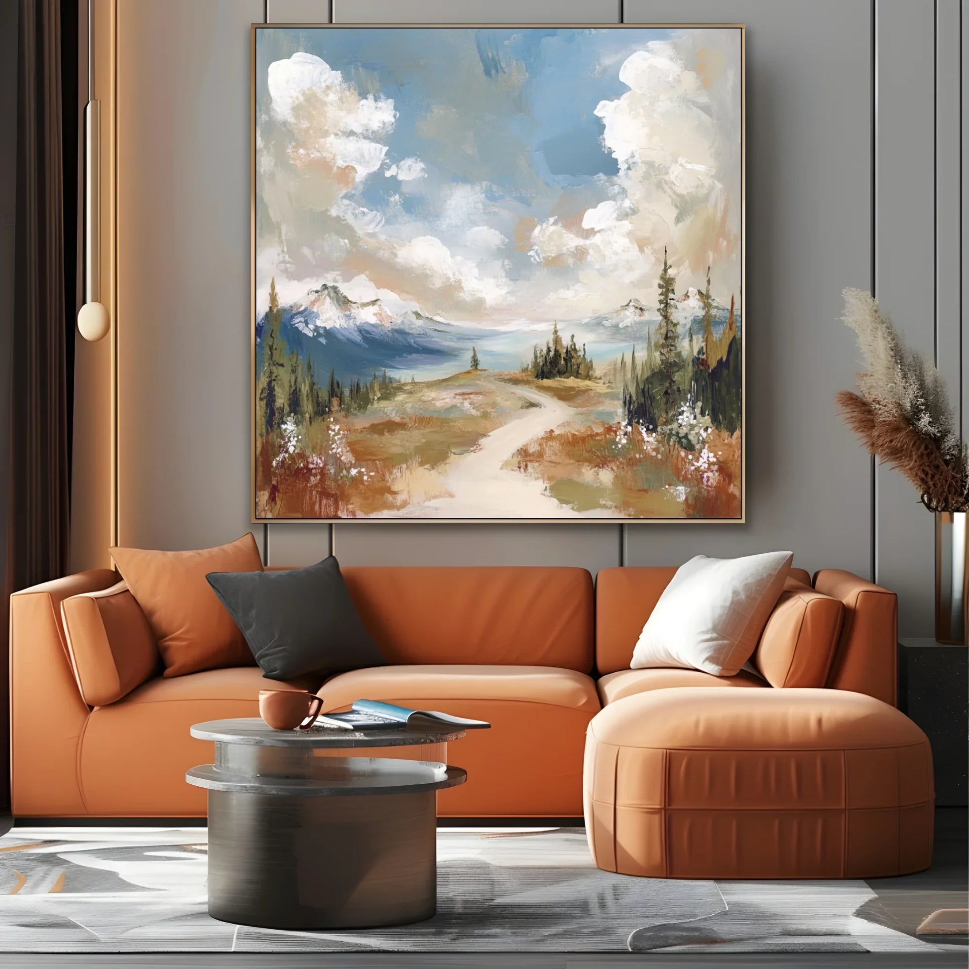 Quadro Stampa su Tela Soffio Tra le Nuvole - CupidoDesign