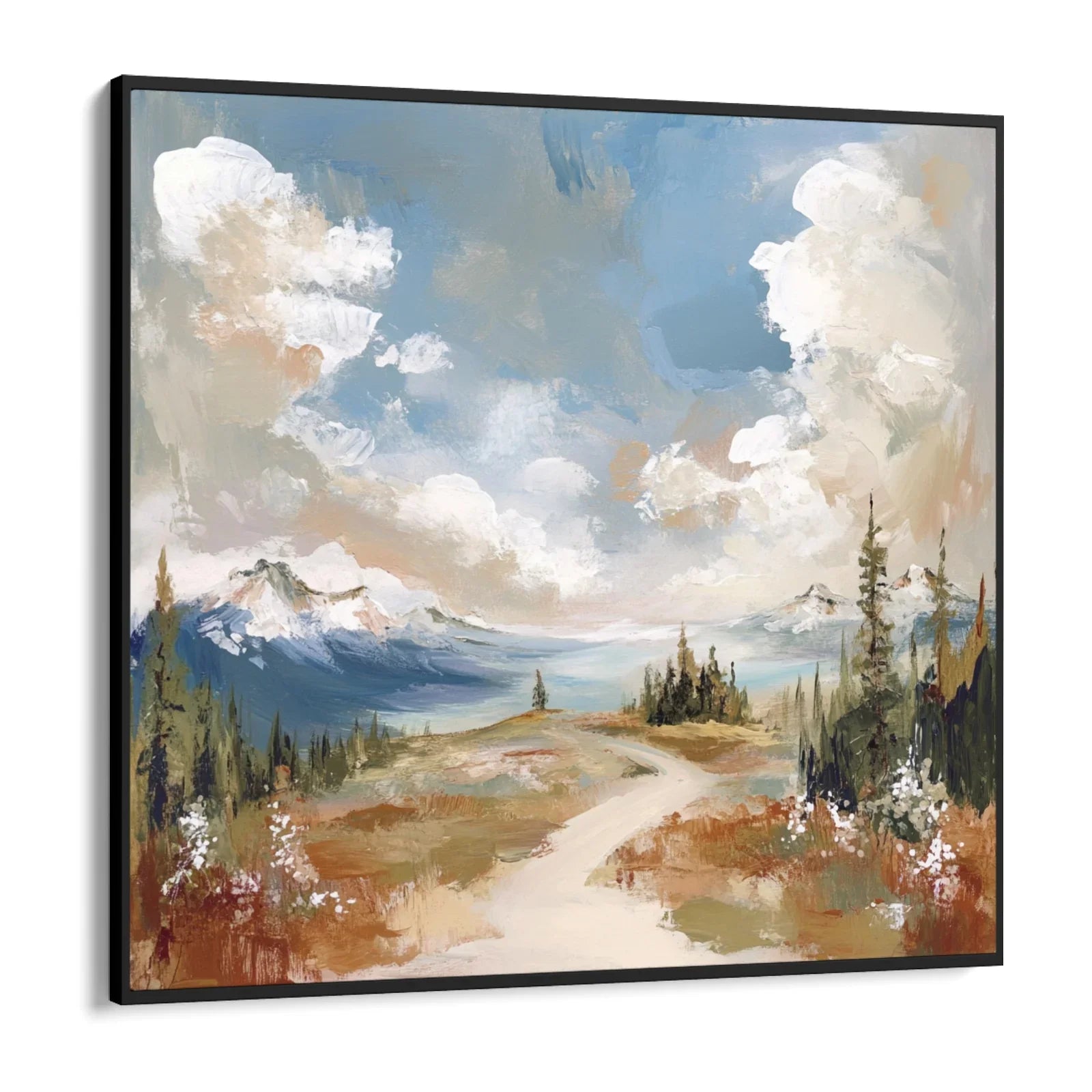 Quadro Stampa su Tela Soffio Tra le Nuvole - CupidoDesign