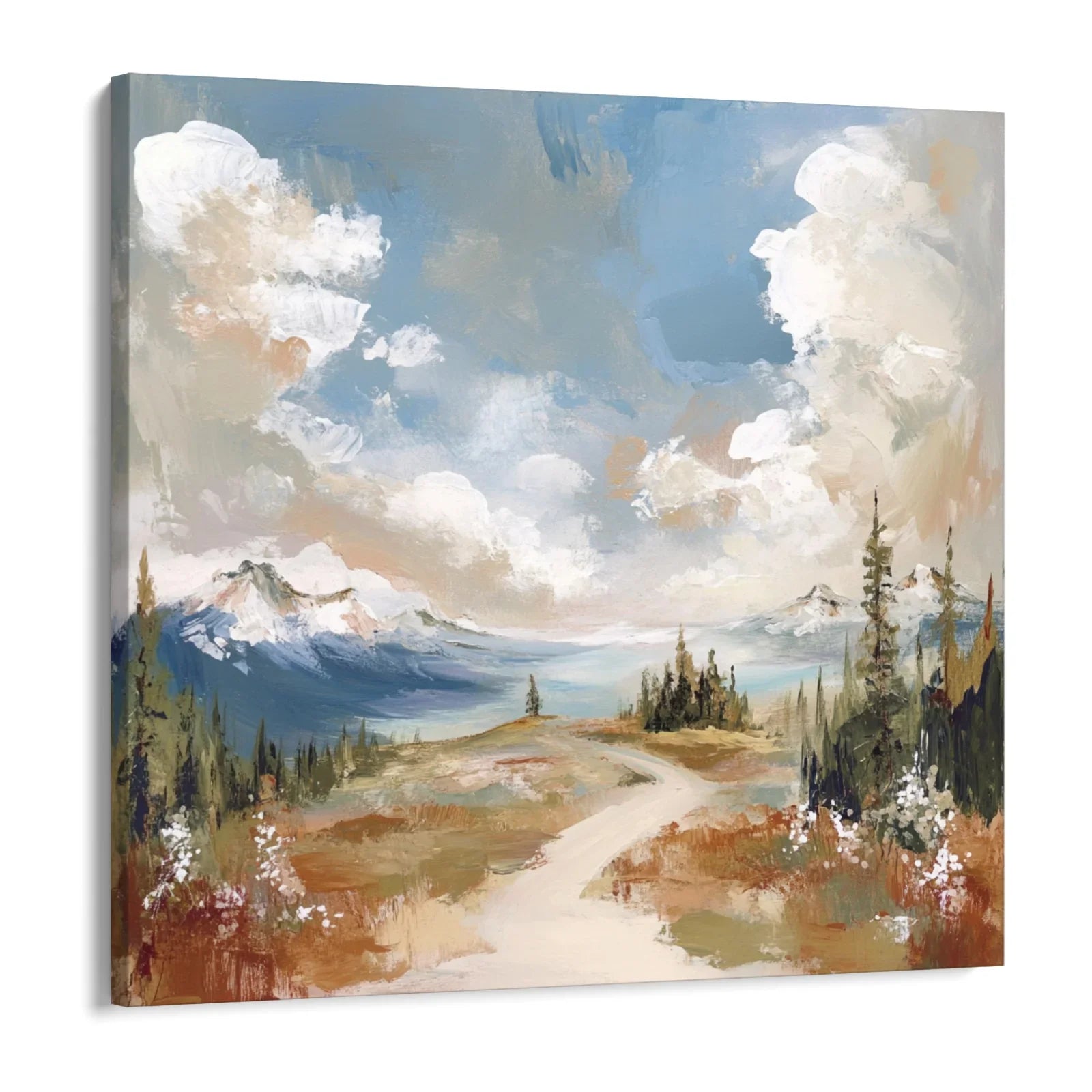 Quadro Stampa su Tela Soffio Tra le Nuvole - CupidoDesign