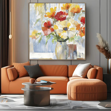 Quadro Stampa su Tela Soffio d’Arancio - CupidoDesign