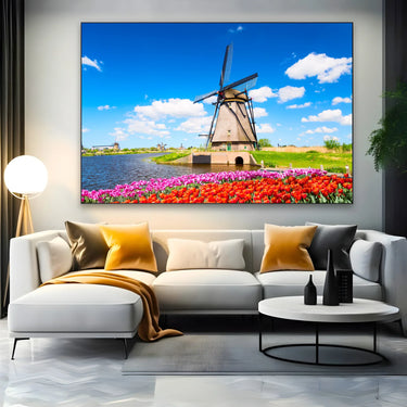 Quadro Stampa su Tela Soffio di mulino – Paesi Bassi - CupidoDesign