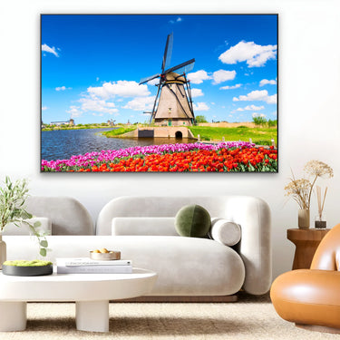 Quadro Stampa su Tela Soffio di mulino – Paesi Bassi - CupidoDesign