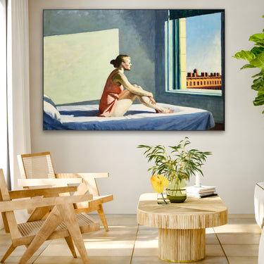 Quadro Stampa su Tela Sole di mattina, Edward Hopper - CupidoDesign