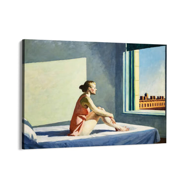 Quadro Stampa su Tela Sole di mattina, Edward Hopper - CupidoDesign