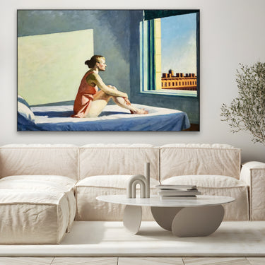 Quadro Stampa su Tela Sole di mattina, Edward Hopper - CupidoDesign