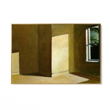 Quadro Stampa su Tela Sole in una stanza vuota, Edward Hopper - CupidoDesign