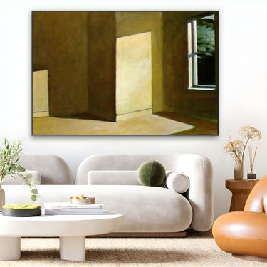 Quadro Stampa su Tela Sole in una stanza vuota, Edward Hopper - CupidoDesign