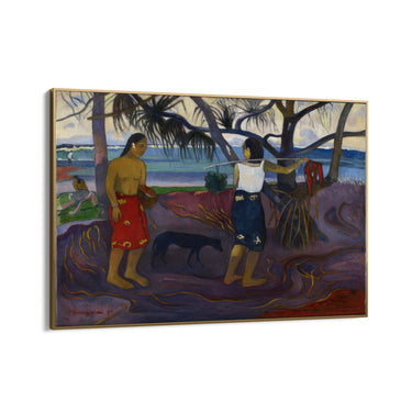 Quadro Stampa su Tela Sotto il Pandano, Paul Gauguin - CupidoDesign