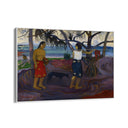 Quadro Stampa su Tela Sotto il Pandano, Paul Gauguin - CupidoDesign