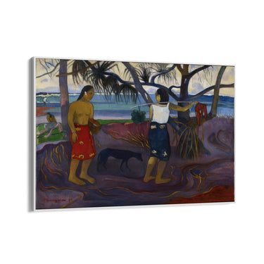 Quadro Stampa su Tela Sotto il Pandano, Paul Gauguin - CupidoDesign