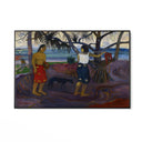 Quadro Stampa su Tela Sotto il Pandano, Paul Gauguin - CupidoDesign