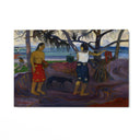Quadro Stampa su Tela Sotto il Pandano, Paul Gauguin - CupidoDesign