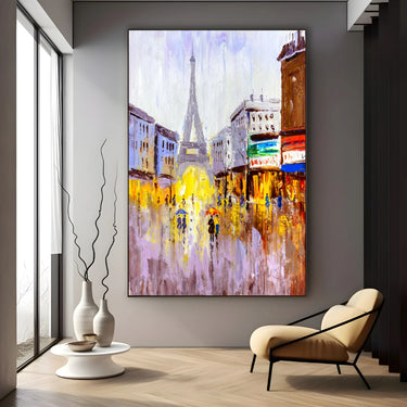 Quadro Stampa su Tela Sotto la Torre - CupidoDesign