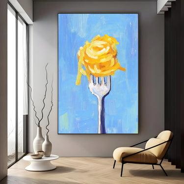Quadro Stampa su Tela Spaghetti - CupidoDesign