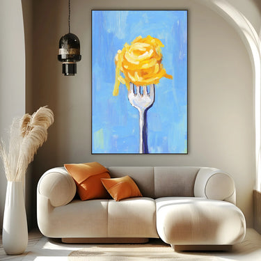 Quadro Stampa su Tela Spaghetti - CupidoDesign