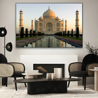 Quadro Stampa su Tela Specchio d’eternità, Taj Mahail - CupidoDesign