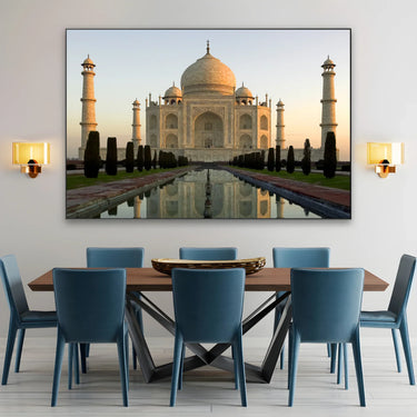 Quadro Stampa su Tela Specchio d’eternità, Taj Mahail - CupidoDesign