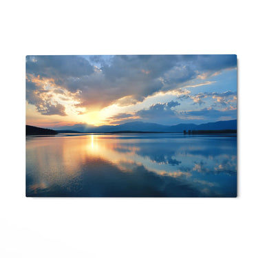 Quadro Stampa su Tela Specchio del cielo - CupidoDesign