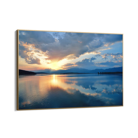 Quadro Stampa su Tela Specchio del cielo - CupidoDesign
