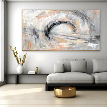 Quadro Stampa su Tela Spirale Calma - CupidoDesign