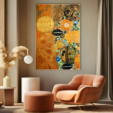 Quadro Stampa su Tela Spirali del Tempo - CupidoDesign