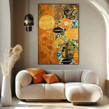 Quadro Stampa su Tela Spirali del Tempo - CupidoDesign