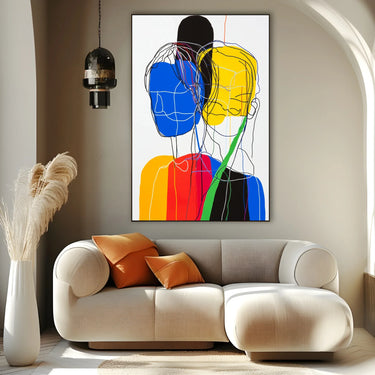 Quadro Stampa su Tela Spirito Cromatico - CupidoDesign