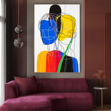 Quadro Stampa su Tela Spirito Cromatico - CupidoDesign