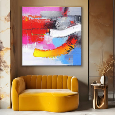 Quadro Stampa su Tela Spirito Libero Colorato - CupidoDesign