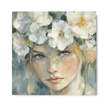 Quadro Stampa su Tela Sposa dei Fiori - CupidoDesign