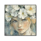 Quadro Stampa su Tela Sposa dei Fiori - CupidoDesign