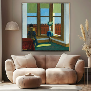 Quadro Stampa su Tela Stanza a Brooklyn, Edward Hopper - CupidoDesign