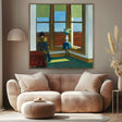 Quadro Stampa su Tela Stanza a Brooklyn, Edward Hopper - CupidoDesign