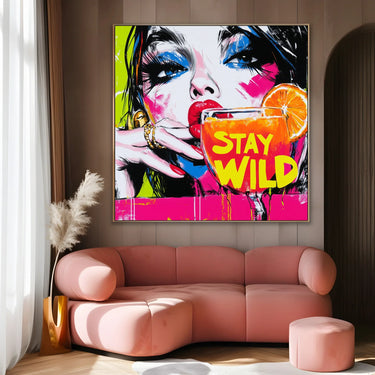 Quadro Stampa su Tela Stay Wild - CupidoDesign