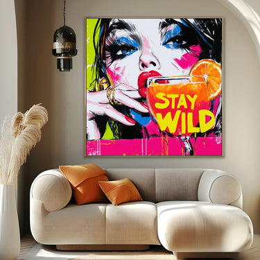 Quadro Stampa su Tela Stay Wild - CupidoDesign