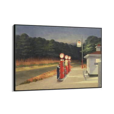 Quadro Stampa su Tela Stazione del Gas, Edward Hopper - CupidoDesign