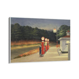 Quadro Stampa su Tela Stazione del Gas, Edward Hopper - CupidoDesign