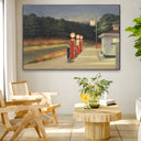 Quadro Stampa su Tela Stazione del Gas, Edward Hopper - CupidoDesign